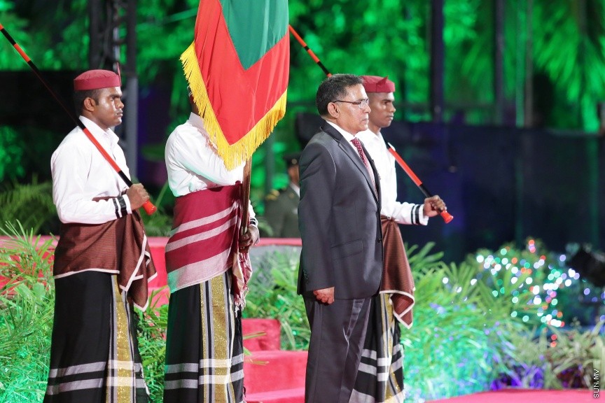 އޭޕްރީލް 23، 2017: ސިފައިންގެ 125ވަނަ އަހަރީ ދުވަސް ފާހަގަ ކުރުމަށް ބޭއްވި ޖަލްސާގެ ތެރެއިން -- ސަން ފޮޓޯ/ ފަޔާޒު މޫސާ