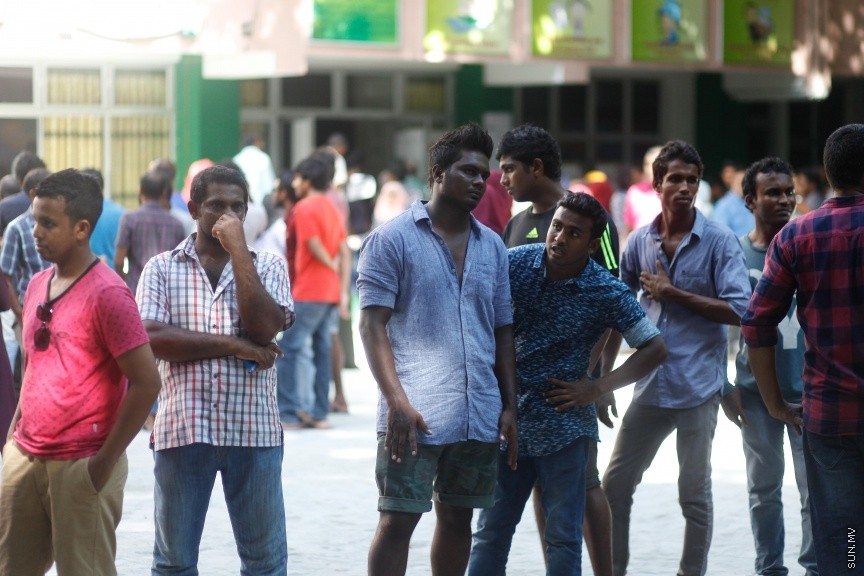 މޭ 6، 2017: ކުރިއަށް އޮތް ތިން އަހަރު ދުވަހަށް އިންތިޚާބުކުރާ، ލޯކަލް ކައުންސިލްތަކުގެ އިންތިހާބުގެ ވޯޓްލުމުގެ ތެރެއިން -- ސަން ފޮޓޯ/ މުހައްމަދު އަފްރާހް