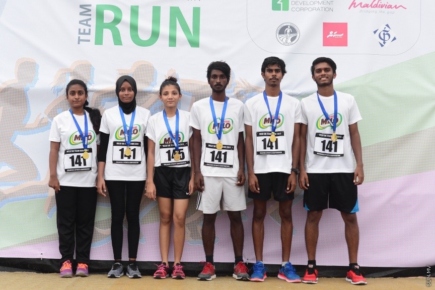 20 މެއި 2017: މައިލޯ 5K ޓީމް ރަން ގެ ތެރެއިން---ސަން ފޮޓޯ/ މުހައްމަދު އަފްރާހް