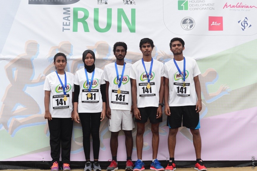 20 މެއި 2017: މައިލޯ 5K ޓީމް ރަން ގެ ތެރެއިން---ސަން ފޮޓޯ/ މުހައްމަދު އަފްރާހް