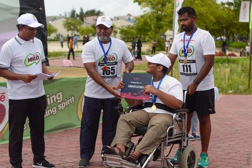 20 މެއި 2017: މައިލޯ 5K ޓީމް ރަން ގެ ތެރެއިން---ސަން ފޮޓޯ/ މުހައްމަދު އަފްރާހް
