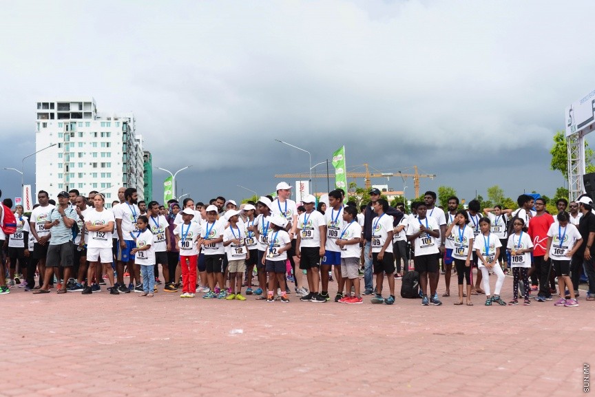 20 މެއި 2017: މައިލޯ 5K ޓީމް ރަން ގެ ތެރެއިން---ސަން ފޮޓޯ/ މުހައްމަދު އަފްރާހް