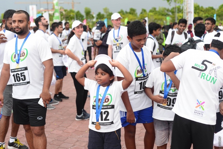 20 މެއި 2017: މައިލޯ 5K ޓީމް ރަން ގެ ތެރެއިން---ސަން ފޮޓޯ/ މުހައްމަދު އަފްރާހް