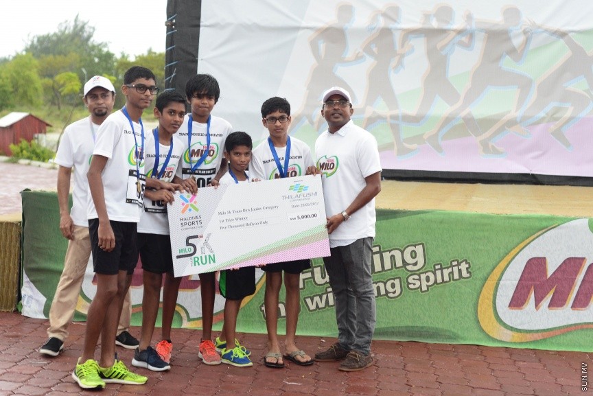 20 މެއި 2017: މައިލޯ 5K ޓީމް ރަން ގެ ތެރެއިން---ސަން ފޮޓޯ/ މުހައްމަދު އަފްރާހް