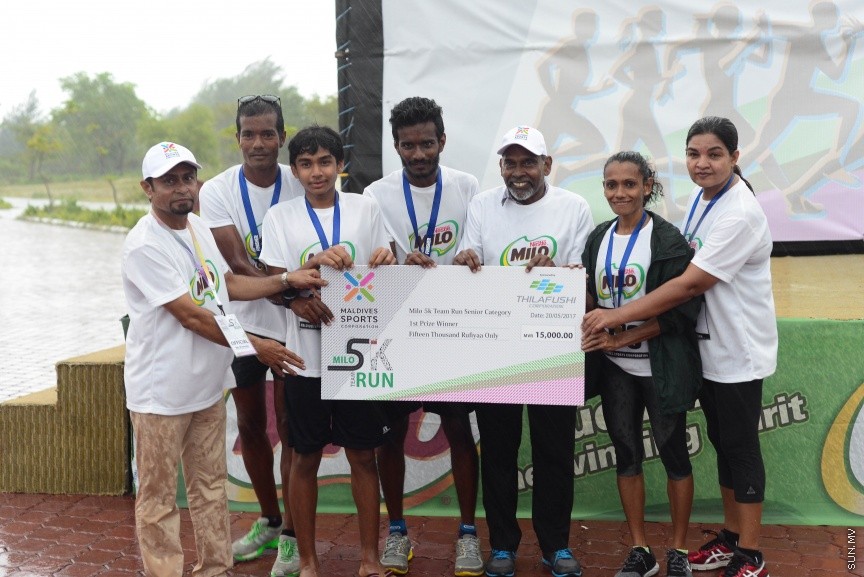 20 މެއި 2017: މައިލޯ 5K ޓީމް ރަން ގެ ތެރެއިން---ސަން ފޮޓޯ/ މުހައްމަދު އަފްރާހް