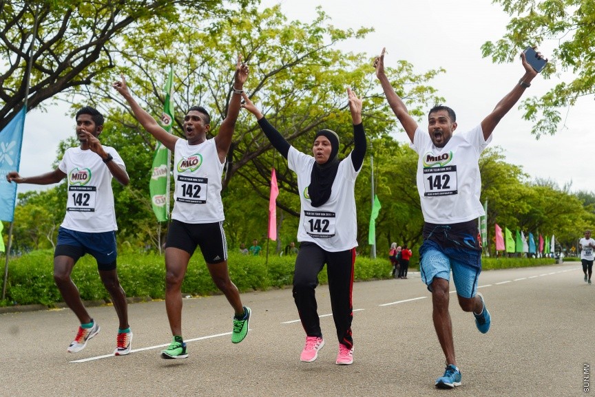 20 މެއި 2017: މައިލޯ 5K ޓީމް ރަން ގެ ތެރެއިން---ސަން ފޮޓޯ/ މުހައްމަދު އަފްރާހް