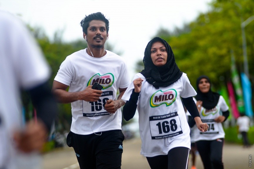 20 މެއި 2017: މައިލޯ 5K ޓީމް ރަން ގެ ތެރެއިން---ސަން ފޮޓޯ/ މުހައްމަދު އަފްރާހް