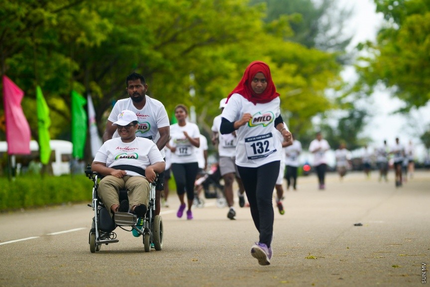 20 މެއި 2017: މައިލޯ 5K ޓީމް ރަން ގެ ތެރެއިން---ސަން ފޮޓޯ/ މުހައްމަދު އަފްރާހް
