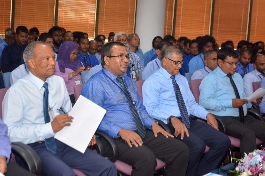 ސްޓެލްކޯ އަށް 20އަހަރު ފުރުމާއި އަދި ކަރަންޓު ދެމުން އަންނަތާ 67އަހަރު ފުރުން ފާހަގަކުރުމުގެ ގޮތުން ބޭއްވި ޖަލްސާގެ ތެރެއިން -- ސަން ފޮޓޯ/ ފަޔާޒު މޫސާ