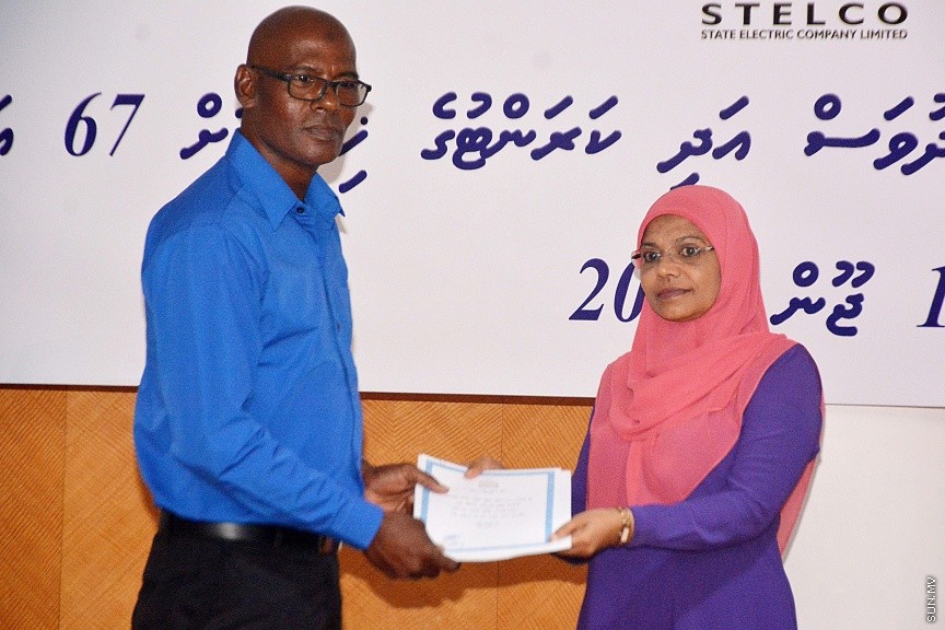 ސްޓެލްކޯ އަށް 20އަހަރު ފުރުމާއި އަދި ކަރަންޓު ދެމުން އަންނަތާ 67އަހަރު ފުރުން ފާހަގަކުރުމުގެ ގޮތުން ބޭއްވި ޖަލްސާގެ ތެރެއިން -- ސަން ފޮޓޯ/ ފަޔާޒު މޫސާ