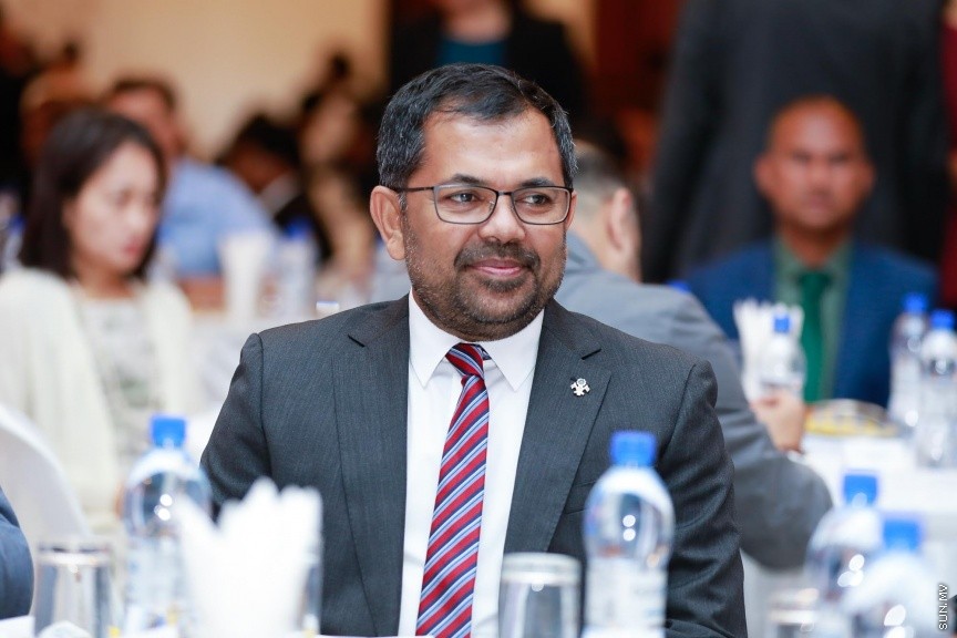 ޓްރެވަލް ޓްރޭޑް މޯލްޑިވްސް ފެއާ ފެށުމުގެ ރަސްމިއްޔާތުގެ ތެރެއިން---ސަން ފޮޓޯ/ އަފްރާހް 