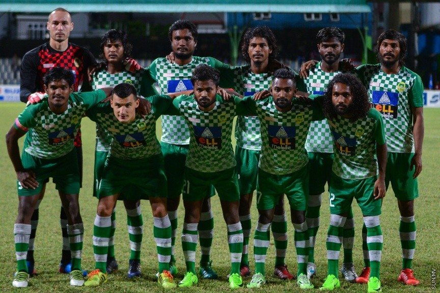 މާލޭ ލީގުގެ ދެވަނަ ބުރުގައި ނިއުއާއި މާޒިޔާ ބައްދަލުކުރާ މެޗުގެ ތެރެއިން:  ވާދަވެރި ނިއުރޭޑިއަންޓް ސްޕޯޓްސް ކްލަބާ އެއްވަރުކޮށް، ލަނޑުގެ ތަފާތުން މާޒިޔާއިން ލީގު ކާމިޔާބުކޮށްފި---ސަން ފޮޓޯ/ މުހައްމަދު އަފްރާޙް 