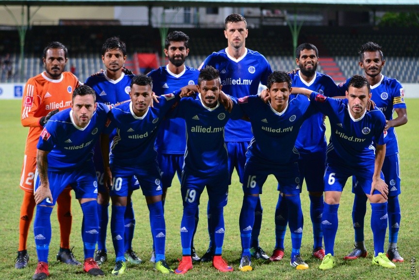 މާލޭ ލީގުގެ ދެވަނަ ބުރުގައި ނިއުއާއި މާޒިޔާ ބައްދަލުކުރާ މެޗުގެ ތެރެއިން:  ވާދަވެރި ނިއުރޭޑިއަންޓް ސްޕޯޓްސް ކްލަބާ އެއްވަރުކޮށް، ލަނޑުގެ ތަފާތުން މާޒިޔާއިން ލީގު ކާމިޔާބުކޮށްފި---ސަން ފޮޓޯ/ މުހައްމަދު އަފްރާޙް 