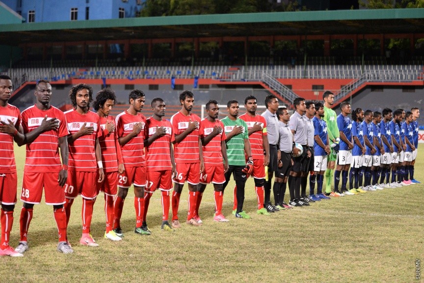 ޖުލައި 21، 2017: މިނިވަން ޗެމްޕިއަންޝިޕް ފައިނަލް މެޗުގެ ތެރެއިން: ގދ. ތިނަދޫ 2-0 ގެނަތީޖާއިން ބަލިކޮށް  ޗެމްޕިއަންކަން ހޯދީ  ދ. ކުޑަހުވަދޫ -- ސަން ފޮޓޯ/ ފަޔާޒު މޫސާ