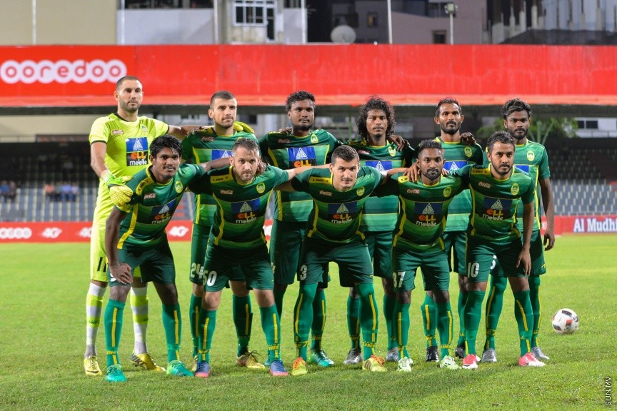 ދިވެހި ޕްރިމިއާ ލީގުގައި މާޒިޔާއާއި ދ. ކުޑަހުވަދޫ ބައްދަލުކުރި މެޗުގެ ތެރެއިން: އެ މެޗުން މާޒިޔާ މޮޅުވީ 4-0 ލަނޑުގެ ނަތީޖާއަކުން --- ސަން ފޮޓޯ/ މުހައްމަދު އަފްރާހް