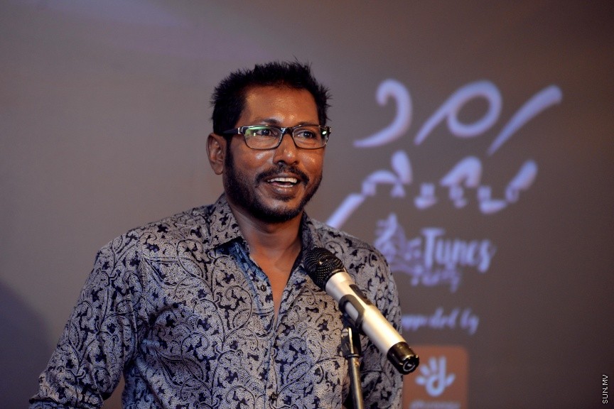 އޯގަސްޓް 6، 2017: ދިވެހި އާ ފިލްމް "ހައްދު"ގެ އޯޑިއޯ ލޯންޗް ކުރަން ސޯލްޓް ކެފޭގައި ބޭއްވި ހަފްލާގެ ތެރެއިން -- ސަން ފޮޓޯ/ ފަޔާޒު މޫސާ