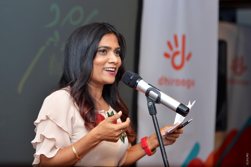 އޯގަސްޓް 6، 2017: ދިވެހި އާ ފިލްމް "ހައްދު"ގެ އޯޑިއޯ ލޯންޗް ކުރަން ސޯލްޓް ކެފޭގައި ބޭއްވި ހަފްލާގެ ތެރެއިން -- ސަން ފޮޓޯ/ ފަޔާޒު މޫސާ