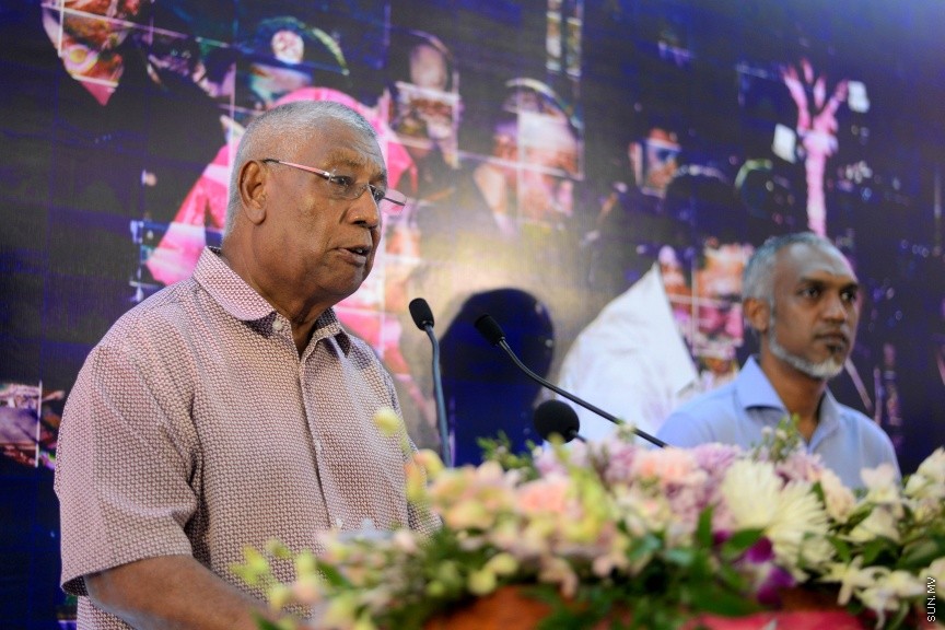 އޮކްޓޯބަރ 30، 2017: "ފިޔާތޮށި ޖަގަހަ"އިގެ ނަމުގައި ޕްރޮގްރެސިވް ޕާޓީ އޮފް މޯލްޑިވްސް އިން މާފަންނުގައި ކެމްޕެއިން ޖަގަހައެއް ހުޅުވުމަށް ބޭއްވި ހަފްލާގެ ތެރެއިން -- ސަން ފޮޓޯ/ ފަޔާޒު މޫސާ