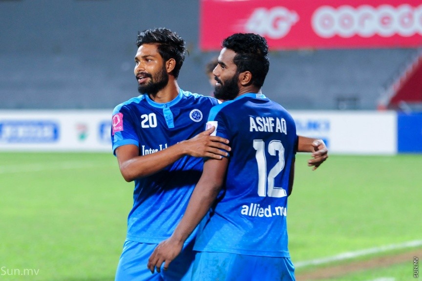 ނިއު އިން 12 ވަނަ ފަހަރަށް އެފްއޭ ކަޕް ކާމިޔާބުކުރުން: ނިއު އިން މިއަހަރުގެ އެފްއޭ ކަޕް ކާމިޔާބުކުރީ ފައިނަލުގައި ޓީސީ ބަލިކޮށްގެން --- ސަން ފޮޓޯ/ މުހައްމަދު އަފްރާހް