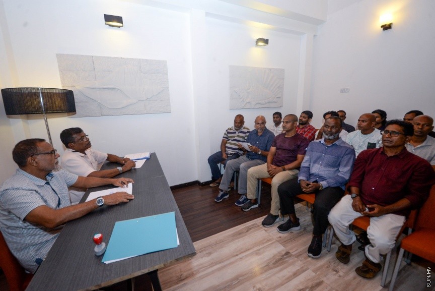 މޯލްޑިވްސް ވޮލީބޯލް ވެޓަރެންސްގެ ފުރަތަމަ އާންމު ޖަލްސާގެ ތެރެއިން---ސަން ފޮޓޯ/ މުހައްމަދު އަފްރާހް 