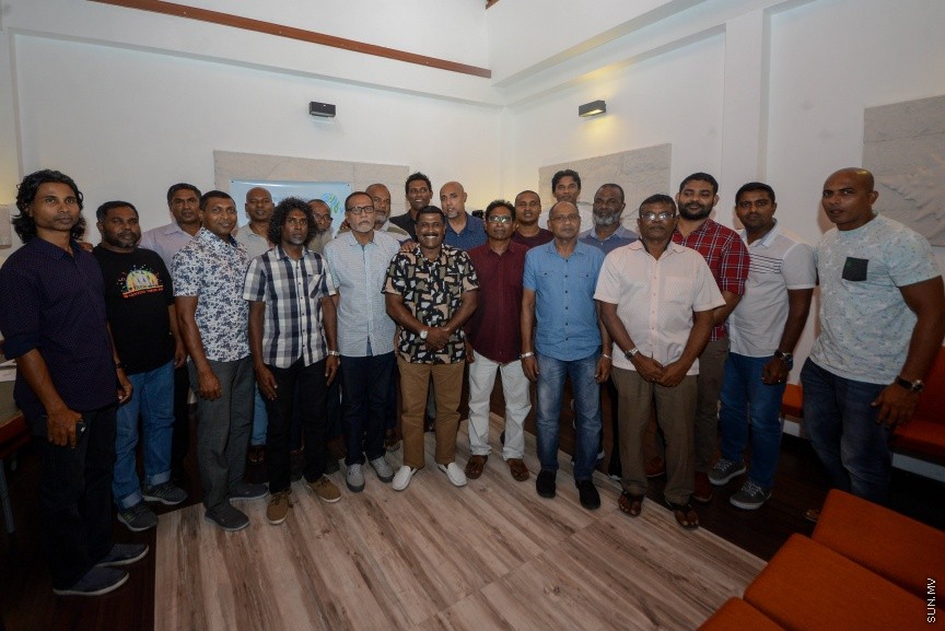މޯލްޑިވްސް ވޮލީބޯލް ވެޓަރެންސްގެ ފުރަތަމަ އާންމު ޖަލްސާގެ ތެރެއިން---ސަން ފޮޓޯ/ މުހައްމަދު އަފްރާހް 
