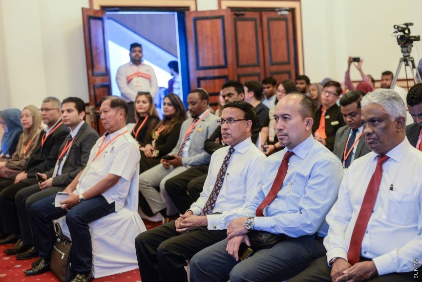 ޖެނުއަރީ 28، 2018: މެލޭޝިއާއިން ލިބެންހުރި ތައުލީމާއި ތަމްރީން އަދި ސްކޮލާޝިޕް އާ ގުޅޭގޮތުން މައުލޫމާތު ދިނުމަށް ބާއްވާ "އެޑިއުކޭޝަން މެލޭޝިއާ އެކްސްޕޯ" ހުޅުވުން -- ސަން ފޮޓޯ/ ފަޔާޒު މޫސާ
