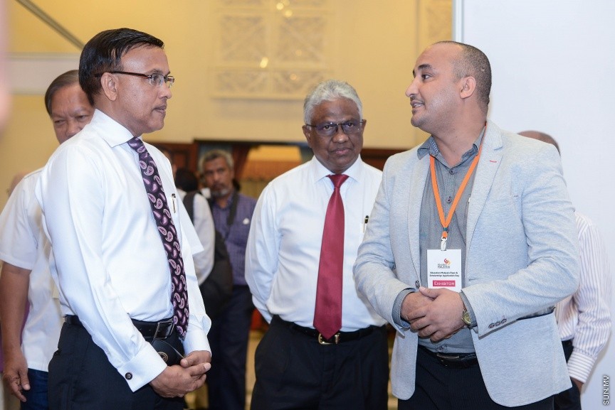 ޖެނުއަރީ 28، 2018: މެލޭޝިއާއިން ލިބެންހުރި ތައުލީމާއި ތަމްރީން އަދި ސްކޮލާޝިޕް އާ ގުޅޭގޮތުން މައުލޫމާތު ދިނުމަށް ބާއްވާ "އެޑިއުކޭޝަން މެލޭޝިއާ އެކްސްޕޯ" ހުޅުވުން -- ސަން ފޮޓޯ/ ފަޔާޒު މޫސާ