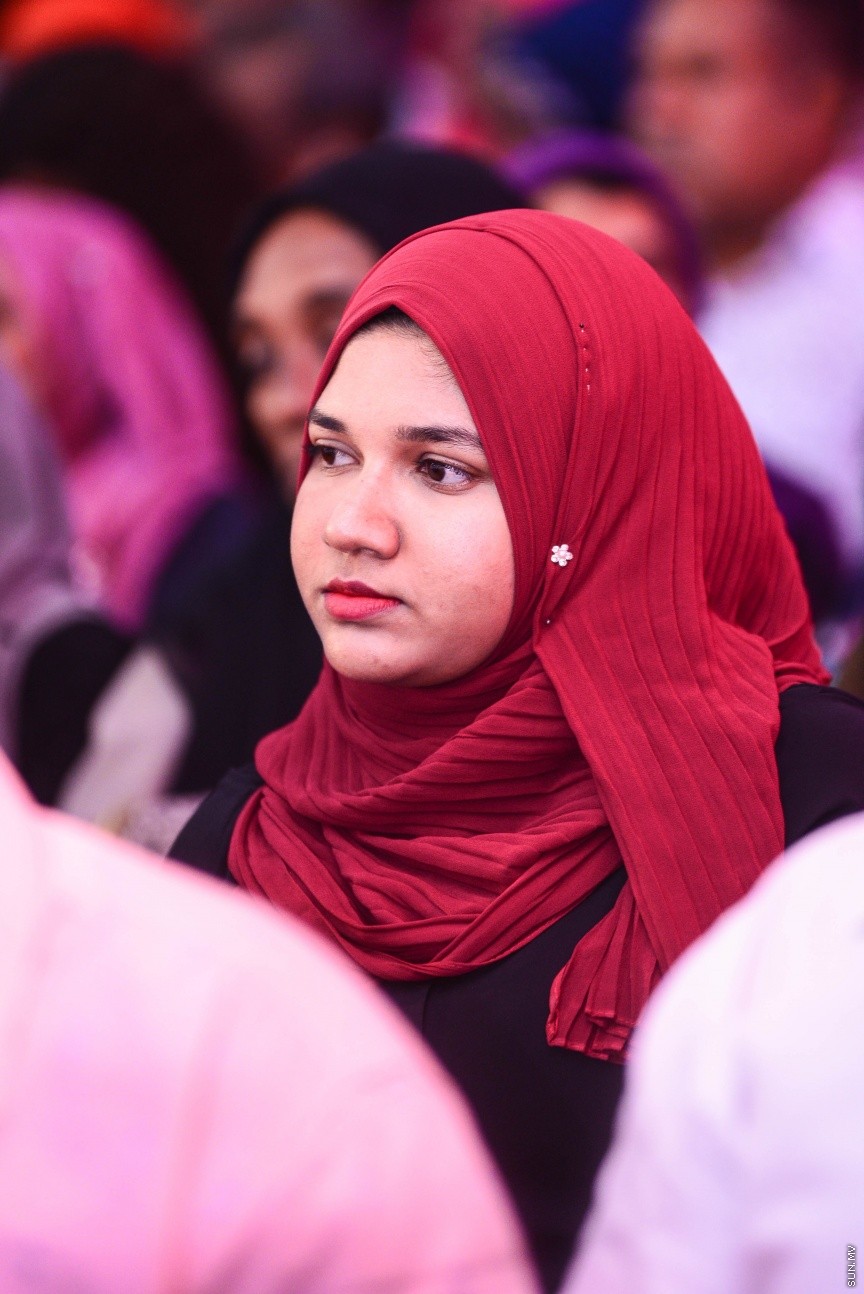 ޖެނުއަރީ 29، 2018: ޕީޕީއެމްގެ ރުމާލު 2 ޖަގަހައިގައި  ބޭއްވި ޖަލްސާގެ ތެރެއިން: މި ޖަލްސާގައި ރައީސް ޔާމީންވެސް ބައިވެރި ވެ ވަޑައިގެންނެވި -- ސަން ފޮޓޯ/ ފަޔާޒު މޫސާ 