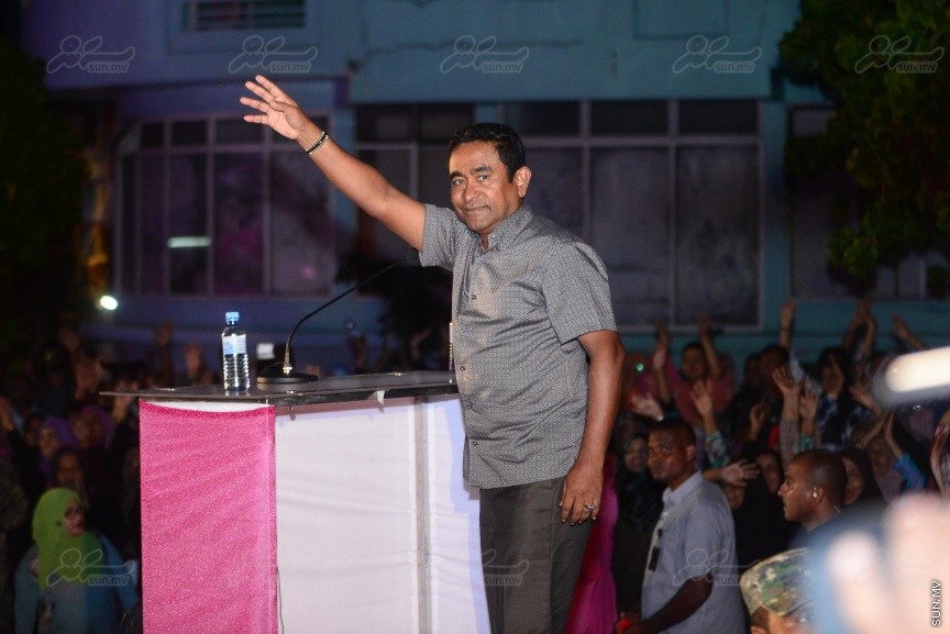 ވެރިކަން ކުރާ ޕާޓީ އިން ވެސްޓް ޕާކް ސަރަހައްދުގައި "ކަނބަލުންގެ ގުޅުން" ނަމުގައި ބޭއްވި ޖަލްސާގެ ތެރެއިން---ސަން ފޮޓޯ/ މުހައްމަދު އަފްރާހް