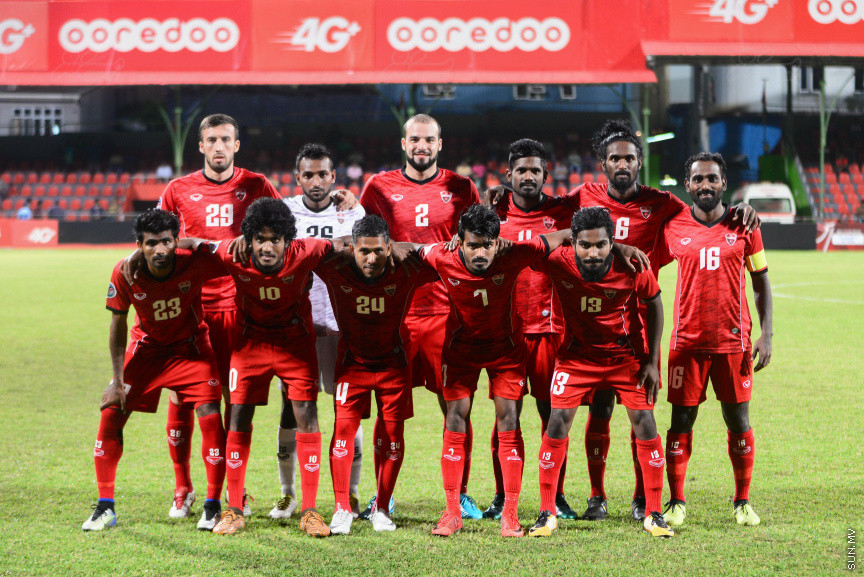 އޭއެފްސީ ކަޕް ޕްލޭ އޯފްގައި ރާއްޖޭގެ ޓީސީއާއި އިންޑިއާގެ ބެންގަލޫރު އެފްސީ ބައްދަލުކުރާ ފުރަތަމަ ލެގު މެޗުގެ ތެރެއިން: ގައުމީ ފުޓްބޯޅަ ދަނޑުގައި މިރޭ ކުޅުނު މެޗު 3-2 ގެ ނަތީޖާއަކުން ކާމިޔާބު ކުރީ   ބެންގަލޫރު އެފްސީ---ސަން ފޮޓޯ/ މުހައްމަދު އަފްރާހް 