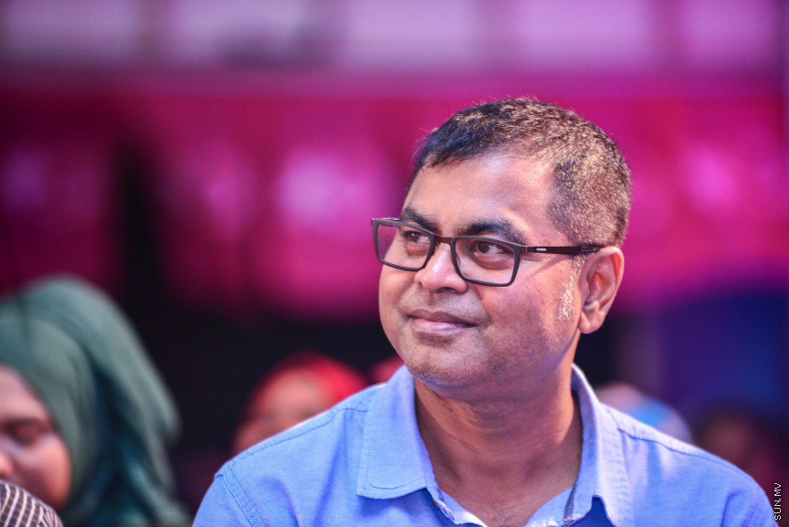 ފެބްރުއަރީ 20، 2018: ޕީޕީއެމް އިން "ރުމާލު 2" ޖަގަހައިގައި ބޭއްވި ޖަލްސާގެ ތެރެއިން -- ސަން ފޮޓޯ/ ފަޔާޒު މޫސާ