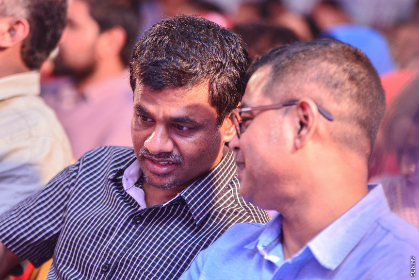 ފެބްރުއަރީ 20، 2018: ޕީޕީއެމް އިން "ރުމާލު 2" ޖަގަހައިގައި ބޭއްވި ޖަލްސާގެ ތެރެއިން -- ސަން ފޮޓޯ/ ފަޔާޒު މޫސާ