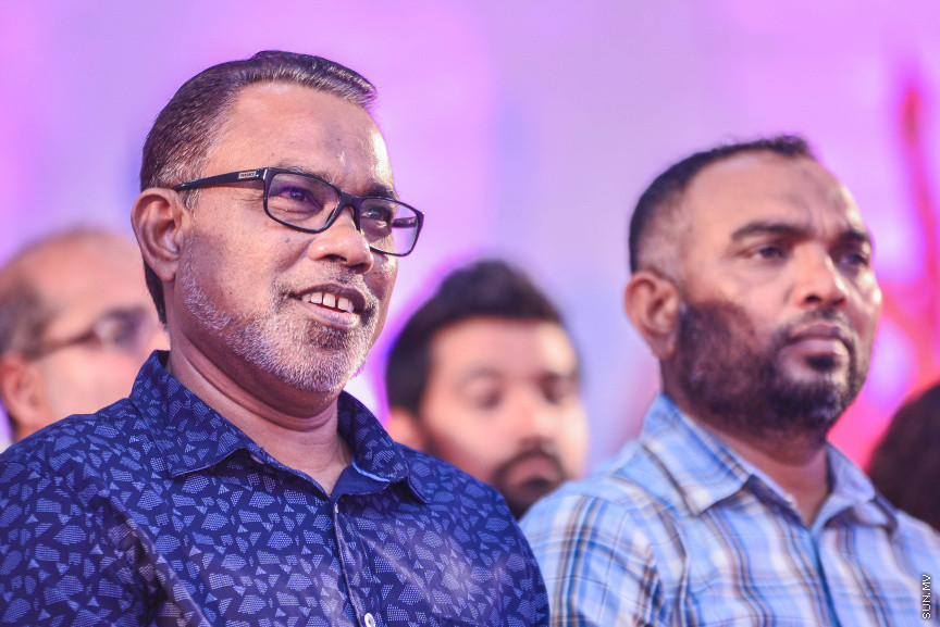 ފެބްރުއަރީ 20، 2018: ޕީޕީއެމް އިން "ރުމާލު 2" ޖަގަހައިގައި ބޭއްވި ޖަލްސާގެ ތެރެއިން -- ސަން ފޮޓޯ/ ފަޔާޒު މޫސާ