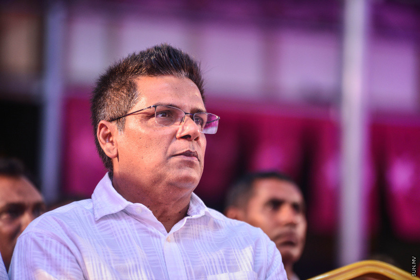 ފެބްރުއަރީ 20، 2018: ޕީޕީއެމް އިން "ރުމާލު 2" ޖަގަހައިގައި ބޭއްވި ޖަލްސާގެ ތެރެއިން -- ސަން ފޮޓޯ/ ފަޔާޒު މޫސާ