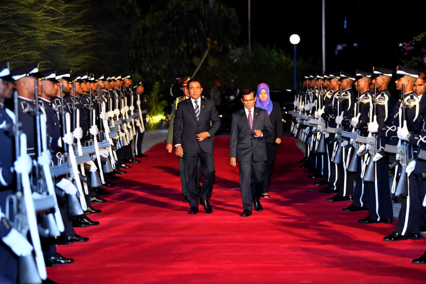 ރައްޔިތުންގެ މަޖިލީހުގެ 2018 ވަނަ އަހަރުގެ ފުރަތަމަ ދައުރުގެ ފުރަތަމަ ޖަލްސާގެ ތެރެއިން-- ފޮޓޯ ރައީސް އޮފީސް