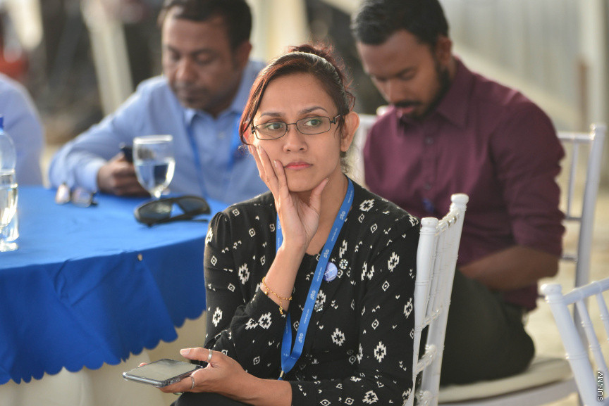 ބޯހިޔާވަހިކަން ފޯރުކޮށްދިނުމަށް ސަރުކާރުން ހިންގާ "ހިޔާ" މަޝްރޫއުގެ ދަށުން އެސްޓީއޯ އިން ހުޅުމާލޭގައި ހަދާ 15 ބުރީގެ ރެޒިޑެންޝަލް ދެ ޓަވަރުގެ ބިންގާ އެޅުމަށް ބޭއްވި ރަސްމިއްޔާތުގެ ތެރެއިން---ސަން ފޮޓޯ/ މުހައްމަދު އަފްރާހް 