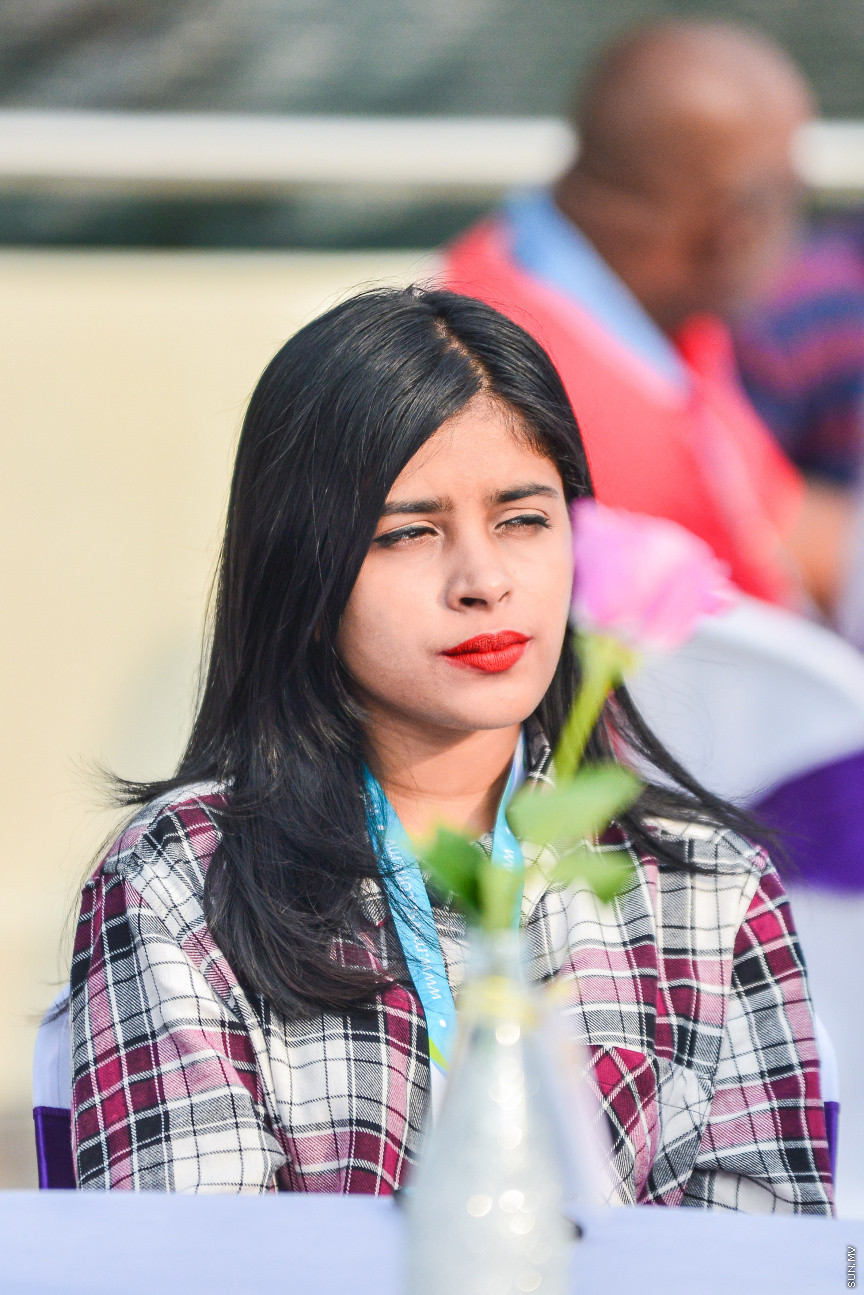 މާޗް 8، 2018: ބައިނަލްއަގުވާމީ އަންހެނުންގެ ދުވަސް ފާހަގަކުރުމުގެ ގޮތުން އެމްޑަބްލިއުއެސްސީގެ ފަރާތުން ބޭއްވި ހާއްސަ ހަފްލާގެ ތެރެއިން -- ސަން ފޮޓޯ/ ފަޔާޒު މޫސާ