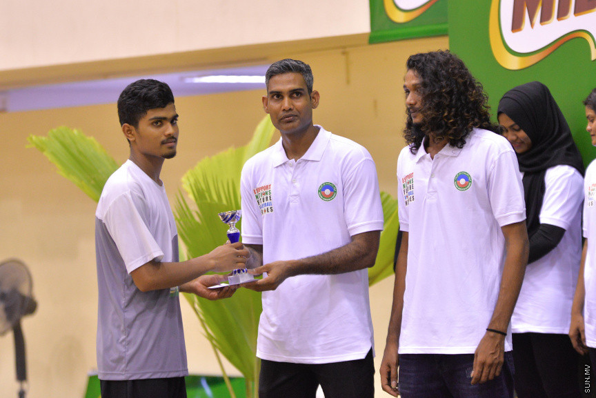 މައިލޯ އިންޓަސުކޫލް ވޮލީ ބޯޅަ މުބާރާތުގެ ނިންމުމުގެ ރަސްމިއްޔާތުގެ ތެރެއިން--ސަން ފޮޓޯ/ މުހައްމަދު އަފްރާހް 