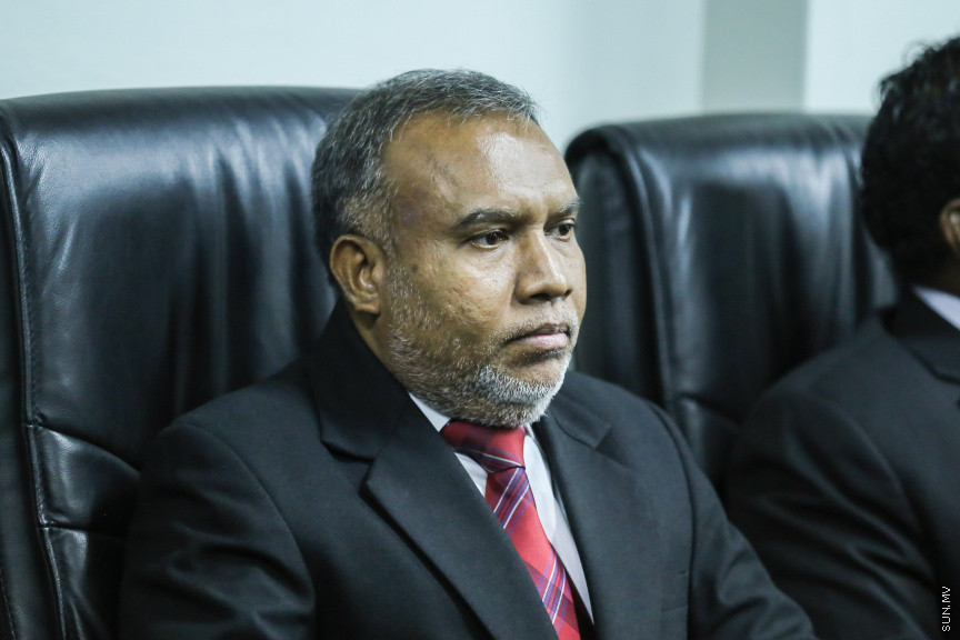 މާޗް 18، 2018: ހައި ކޯޓުގެ ފަނޑިޔާރު ކަމަށް ޖޭއެސްސީން އައްޔަން ކުރި ހަސަން އަލީ ފަނޑިޔާރު ކަމުގެ ހުވާ ކުރެއްވުން -- ސަން ފޮޓޯ/ ފަޔާޒު މޫސާ