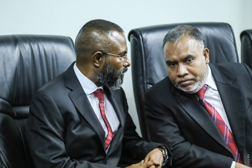 މާޗް 18، 2018: ހައި ކޯޓުގެ ފަނޑިޔާރު ކަމަށް ޖޭއެސްސީން އައްޔަން ކުރި ހަސަން އަލީ ފަނޑިޔާރު ކަމުގެ ހުވާ ކުރެއްވުން -- ސަން ފޮޓޯ/ ފަޔާޒު މޫސާ