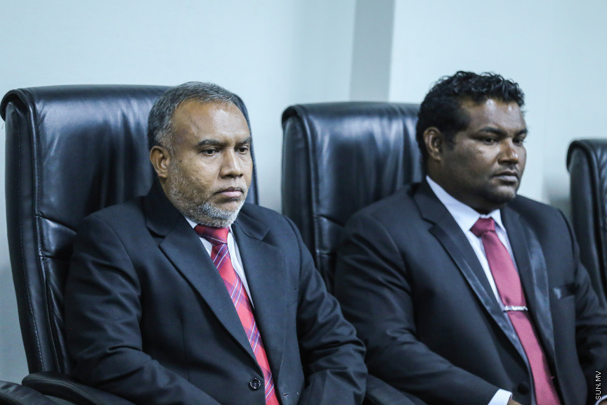 މާޗް 18، 2018: ހައި ކޯޓުގެ ފަނޑިޔާރު ކަމަށް ޖޭއެސްސީން އައްޔަން ކުރި ހަސަން އަލީ ފަނޑިޔާރު ކަމުގެ ހުވާ ކުރެއްވުން -- ސަން ފޮޓޯ/ ފަޔާޒު މޫސާ