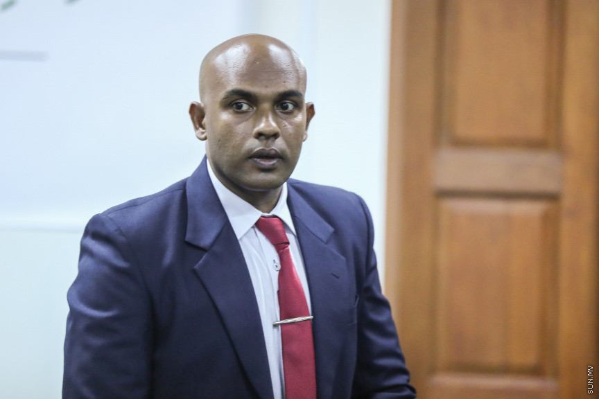 މާޗް 18، 2018: ހައި ކޯޓުގެ ފަނޑިޔާރު ކަމަށް ޖޭއެސްސީން އައްޔަން ކުރި ހަސަން އަލީ ފަނޑިޔާރު ކަމުގެ ހުވާ ކުރެއްވުން -- ސަން ފޮޓޯ/ ފަޔާޒު މޫސާ