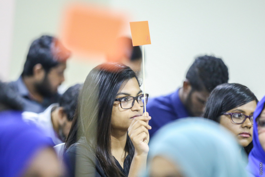 މާޗް 18، 2018: ކެއާރ ސޮސައިޓީގެ އަހަރީ އާންމު ޖަލްސާގެ ތެރެއިން -- ސަން ފޮޓޯ/ ފަޔާޒު މޫސާ