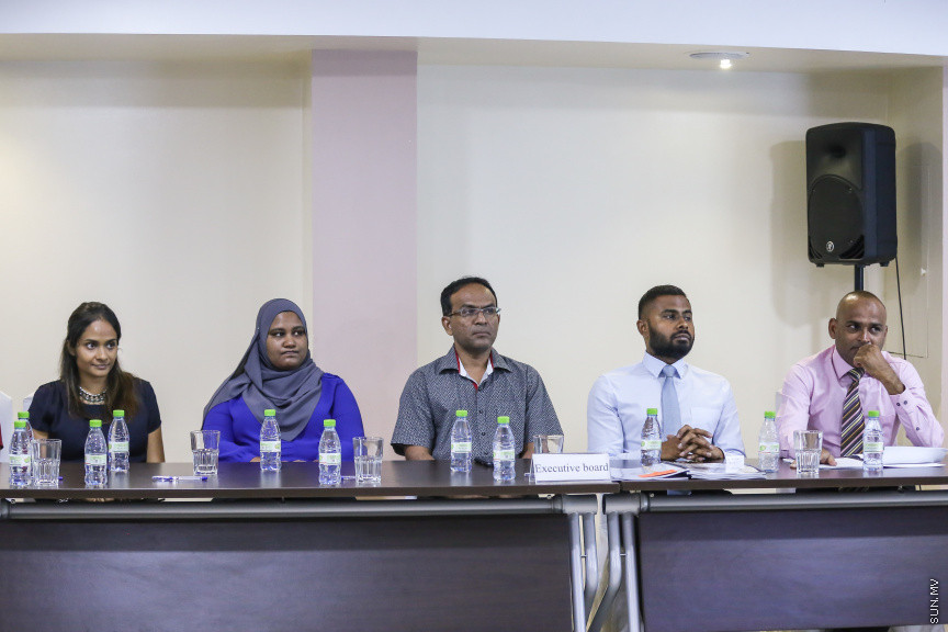 މާޗް 18، 2018: ކެއާރ ސޮސައިޓީގެ އަހަރީ އާންމު ޖަލްސާގެ ތެރެއިން -- ސަން ފޮޓޯ/ ފަޔާޒު މޫސާ