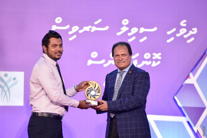 މާޗް 14، 2018: ސިވިލް ސާވިސް ކޮންފަރެންސް ފެށުމަށް ދަރުބާރުގޭގައި ބޭއްވި ރަސްމިއްޔާތުގެ ތެރެއިން -- ސަން ފޮޓޯ/ ފަޔާޒު މޫސާ