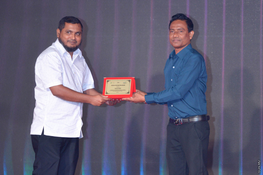 އެމްޑަބްލިއުއެސްސީގެ 23 ވަނަ  އަހަރީ ދުވަސް ފާހަގަ ކުރުމުގެ ގޮތުން ބޭއްވި ރަސްމިއްޔާތުގެ ތެރެއިން---ސަން ފޮޓޯ/ މުހައްމަދު އަފްރާހް 
