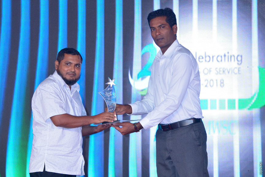 އެމްޑަބްލިއުއެސްސީގެ 23 ވަނަ  އަހަރީ ދުވަސް ފާހަގަ ކުރުމުގެ ގޮތުން ބޭއްވި ރަސްމިއްޔާތުގެ ތެރެއިން---ސަން ފޮޓޯ/ މުހައްމަދު އަފްރާހް 