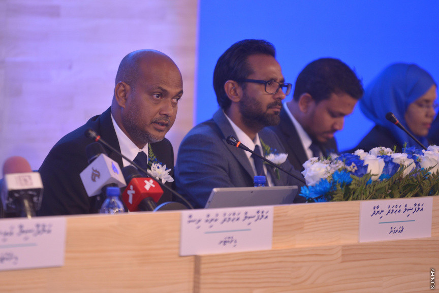 އެމްޓީސީސީގެ އަހަރީ އާންމު ޖަލްސާ ގެ ތެރެއިން---ސަން ފޮޓޯ/ މުހައްމަދު އަފްރާހް