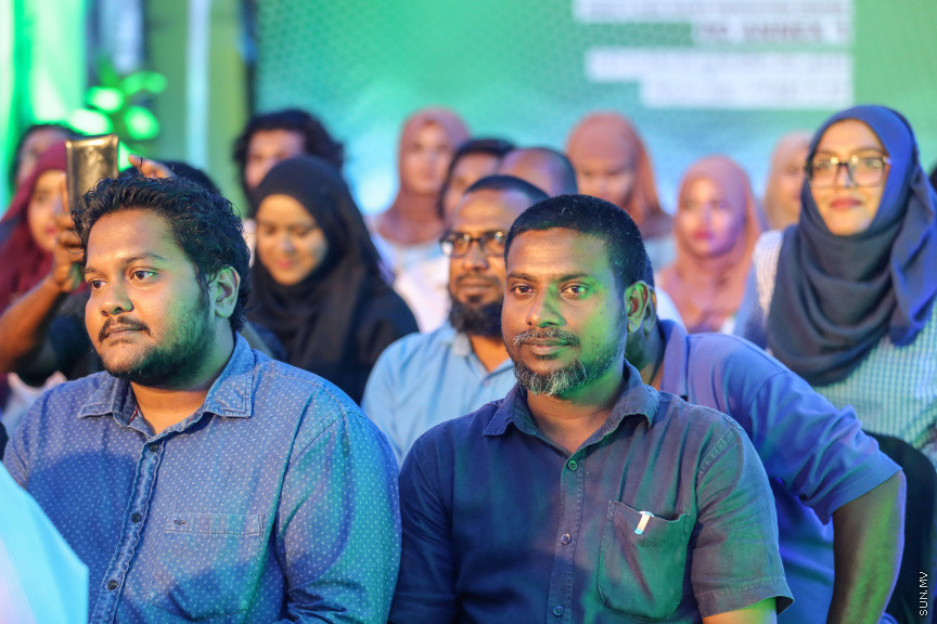 މެއި 8، 2018: އެމްޑަބްލިއުއެސްސީގެ ފެން އުފައްދާ މައި މަރުކަޒުގެ އިތުރުން، މާލޭގައި ފެން ފޯރުކޮށް ދިނުމަށްޓަކައި ފެން އުފައްދާ ދެވަނަ މަރުކަޒު، "އާރުއޯ އެނެކްސް އެކެއް" ހުޅުވުން -- ސަން ފޮޓޯ/ ފަޔާޒު މޫސާ
