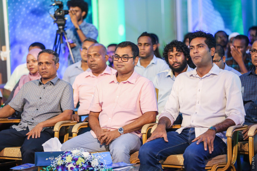މެއި 8، 2018: އެމްޑަބްލިއުއެސްސީގެ ފެން އުފައްދާ މައި މަރުކަޒުގެ އިތުރުން، މާލޭގައި ފެން ފޯރުކޮށް ދިނުމަށްޓަކައި ފެން އުފައްދާ ދެވަނަ މަރުކަޒު، "އާރުއޯ އެނެކްސް އެކެއް" ހުޅުވުން -- ސަން ފޮޓޯ/ ފަޔާޒު މޫސާ